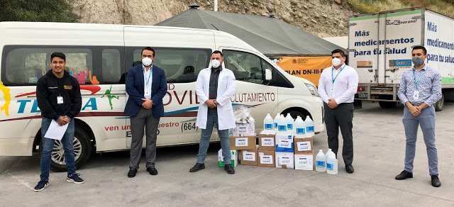 Entrega grupo Tecma donación de material prioritario a sector salud ante crisis por covid-19 